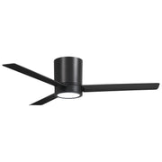 Roto Flush 52" LED Hugger Ceiling Fan in Coal