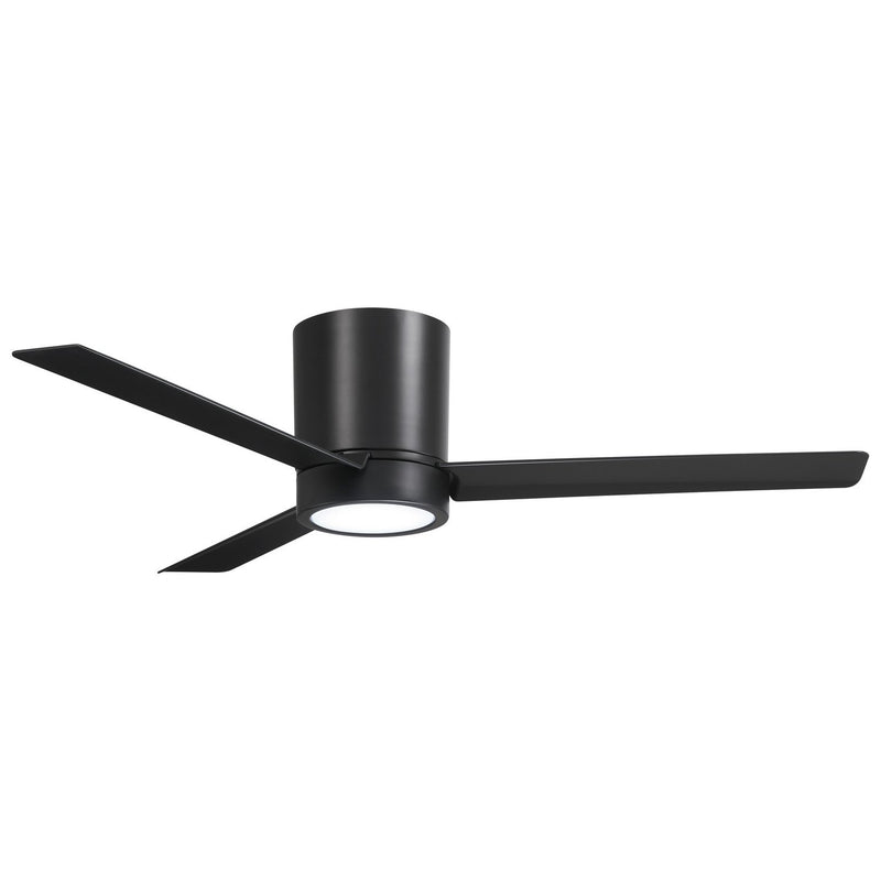 Roto Flush 52" LED Hugger Ceiling Fan in Coal