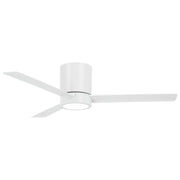 Roto Flush 52" LED Hugger Ceiling Fan in Flat White