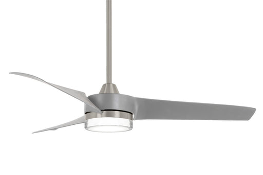 F692L-BN/SL - Veer 56" Ceiling Fan in Brushed Nickel with Silver by Minka Aire