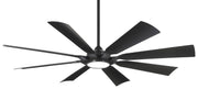 Future 65" Outdoor LED Ceiling Fan in Coal