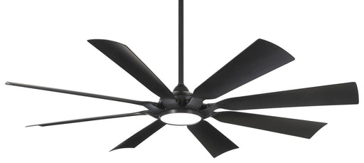 Future 65" Outdoor LED Ceiling Fan in Coal