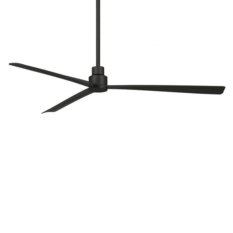 Simple 65" Outdoor Ceiling Fan in Coal