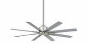 Xtreme H2O 52" Outdoor Ceiling Fan in Brushed Nickel Wet