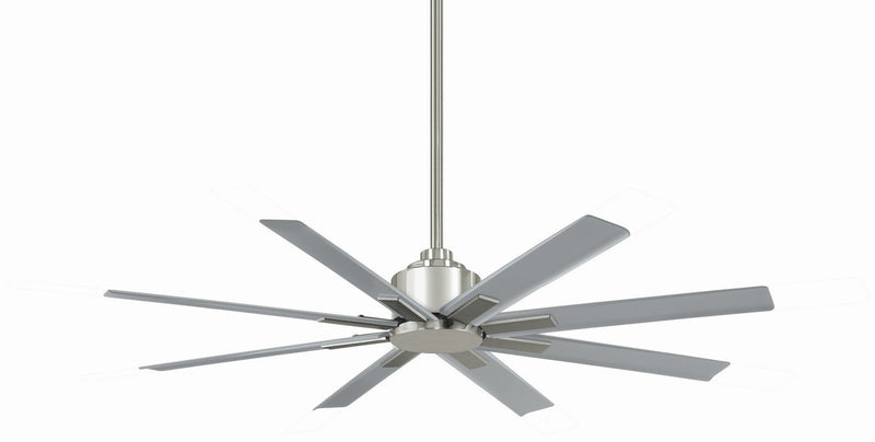 Xtreme H2O 52" Outdoor Ceiling Fan in Brushed Nickel Wet