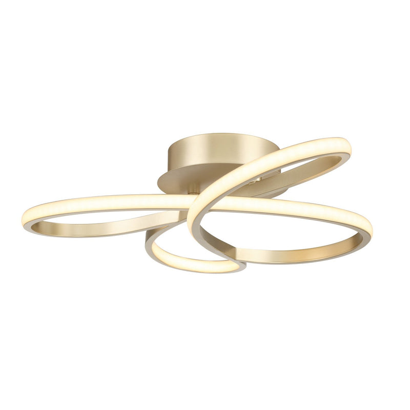 Astor LED Flush Mount in Soft Gold