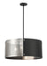 Noho 4-Light Pendant in Brushed Nickel with Sand Coal - Lamps Expo