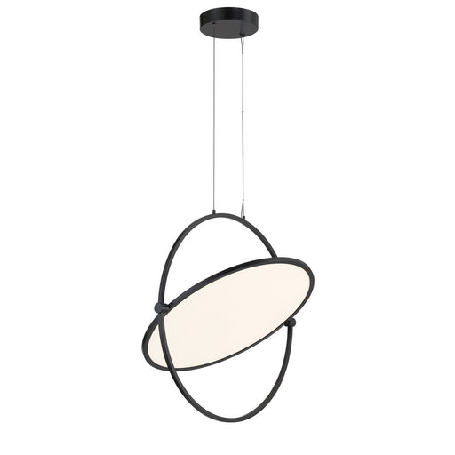 Studio 23 24" LED Pendant in Coal Black
