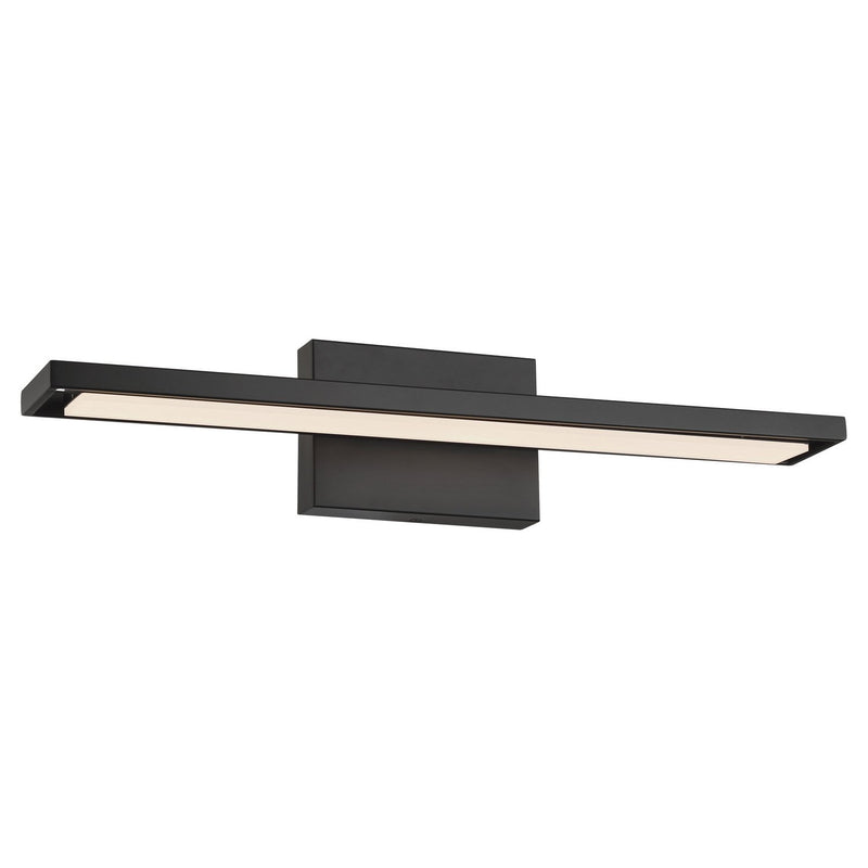 Parallel 24" LED Bath Vanity Light in Coal Black