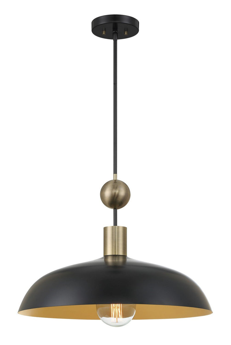 Biloxi Large Pendant in Coal