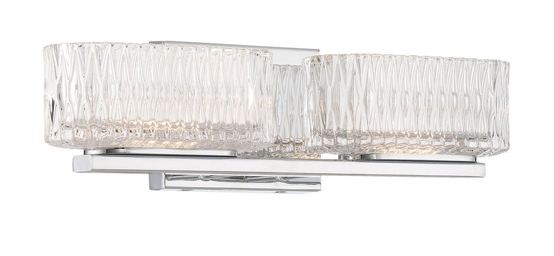 Sparren 2-Light LED Bath Vanity Light in Chrome