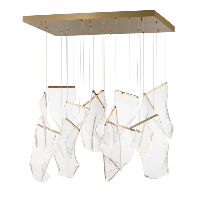 Rinkle LED Pendant in French Gold - Lamps Expo