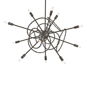 Olympus 12-Light 33" Starburst Chandelier in Oil Rubbed Bronze