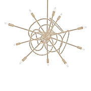 Olympus 12-Light 33" Starburst Chandelier in Soft Gold