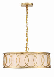 Graham 6-Light Chandelier in Antique Gold - Lamps Expo