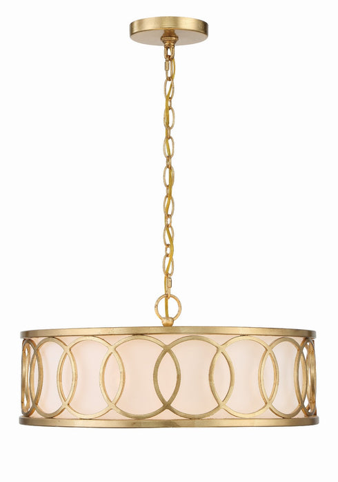 Graham 6-Light Chandelier in Antique Gold - Lamps Expo