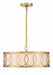 Graham 6-Light Chandelier in Antique Gold - Lamps Expo