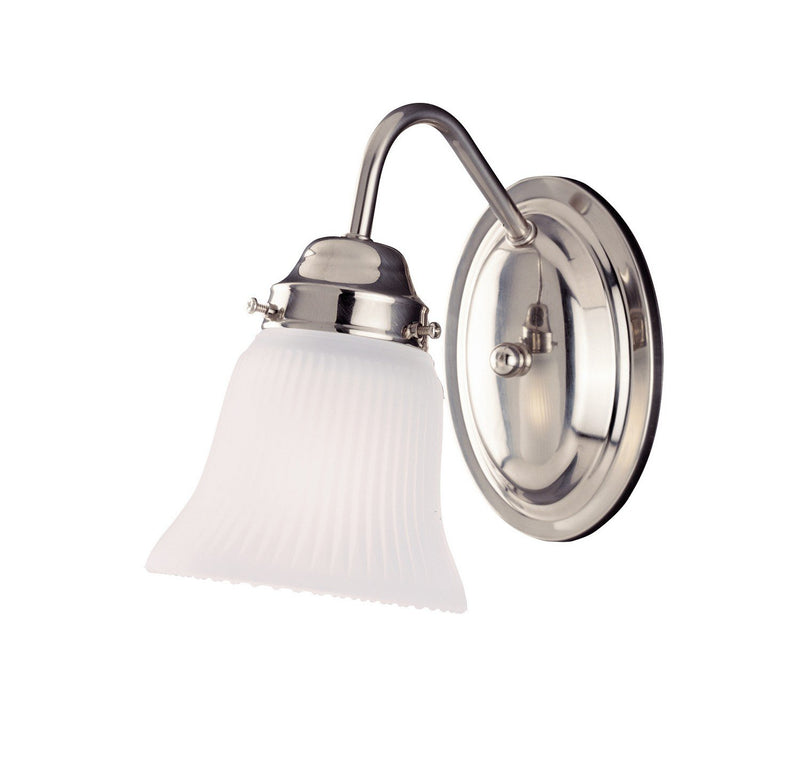 Brighton Bath Sconce in Satin Nickel