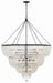 618-MK- Rylee 32 Light Chandelier in Matte Black by Crystorama