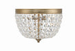 Nola 2-Light Ceiling Mount in Vibrant Gold - Lamps Expo