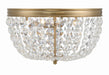 NOL-314-VG-CL-MWP- Nola 3-Light Ceiling Mount in Vibrant Gold by Crystorama