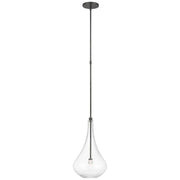 Lomme Small Pendant in Gun Metal