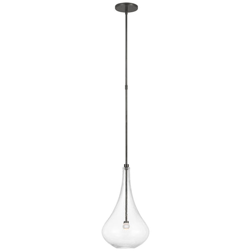 Lomme Small Pendant in Gun Metal