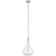 Lomme Small Pendant in Polished Nickel