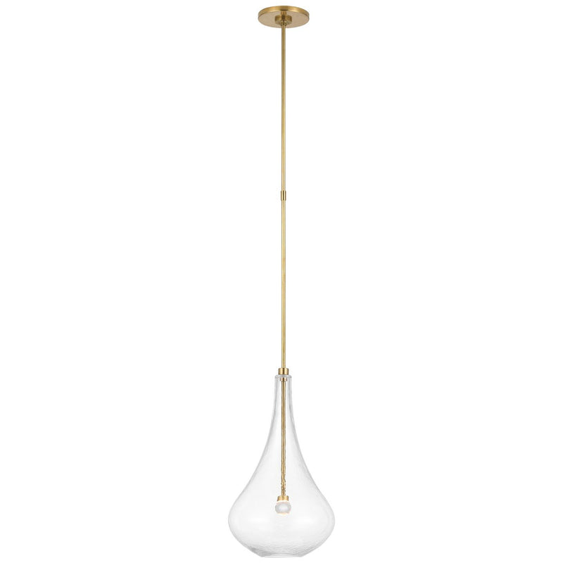 Lomme Small Pendant in Soft Brass