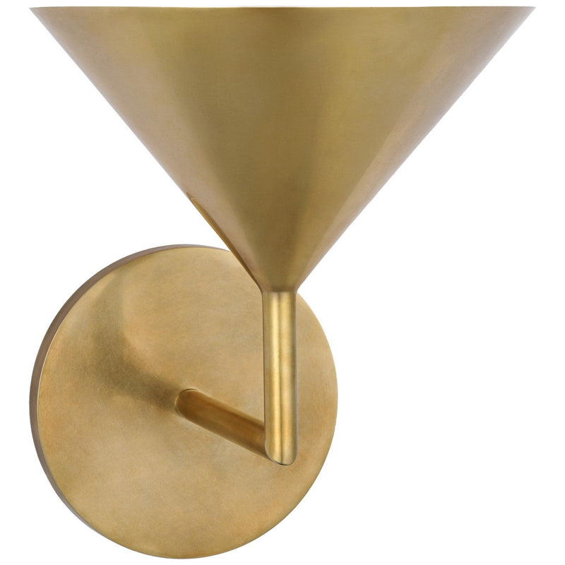 Orsay Small Wall Sconce in Hand-Rubbed Antique Brass