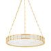 346-30-VB- Leda LED Chandelier in Vintage Brass by Corbett Lighting