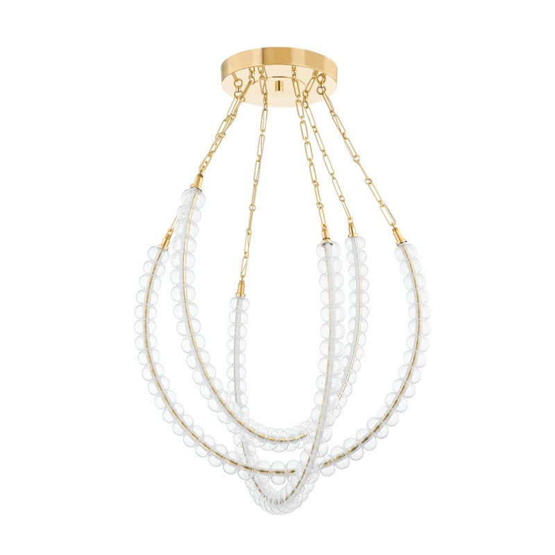 355-36-VB- Celeste LED Chandelier in Vintage Brass by Corbett Lighting