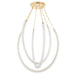 Celeste LED Chandelier in Vintage Brass - Lamps Expo
