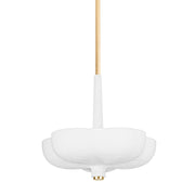360-20-GL/GSW- Rimini 3-Light Pendant in Gold Leaf by Corbett Lighting
