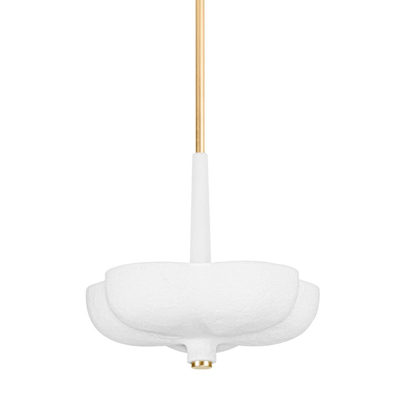360-20-GL/GSW- Rimini 3-Light Pendant in Gold Leaf by Corbett Lighting