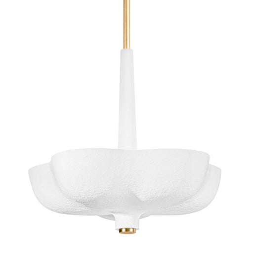 360-30-GL/GSW- Rimini 5-Light Pendant in Gold Leaf by Corbett Lighting