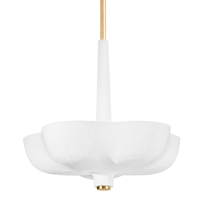 360-30-GL/GSW- Rimini 5-Light Pendant in Gold Leaf by Corbett Lighting