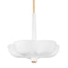 360-30-GL/GSW- Rimini 5-Light Pendant in Gold Leaf by Corbett Lighting