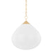 362-18-VB- Semilla 1-Light Pendant in Vintage Brass by Corbett Lighting