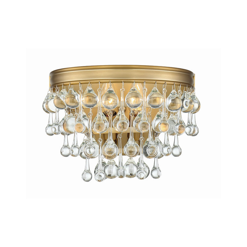 Calypso 2 Light 10.75" Sconce in Vibrant Gold