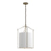 Bow Tall Pendant in Soft Gold - 104260-SKT-84-SF1509 by Hubbardton Forge