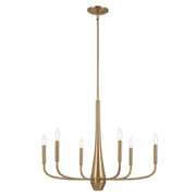 Deela 6-Light Chandelier in Champagne Bronze
