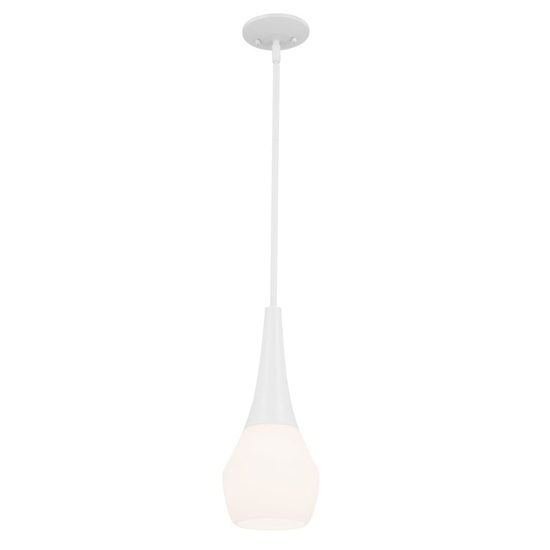 Deela Mini Pendant in White