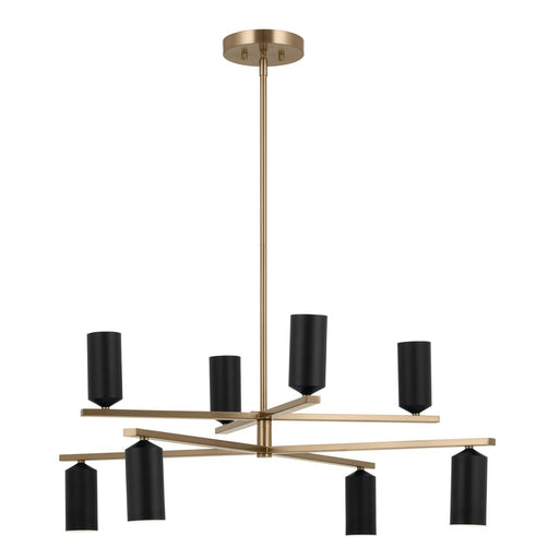 Gala 8-Light Chandelier in Champagne Bronze