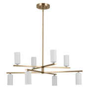 Gala 8-Light Chandelier in Champagne Bronze