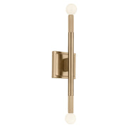 Odensa 2-Light Wall Sconce in Champagne Bronze