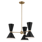 Phix 6-Light Chandelier in Champagne Bronze