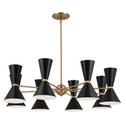 Phix 16-Light Chandelier in Champagne Bronze