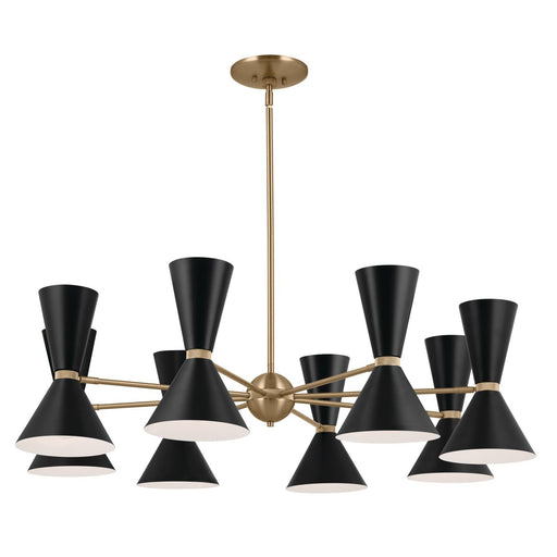 Phix 16-Light Chandelier in Champagne Bronze
