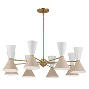 Phix 16-Light Chandelier in Champagne Bronze